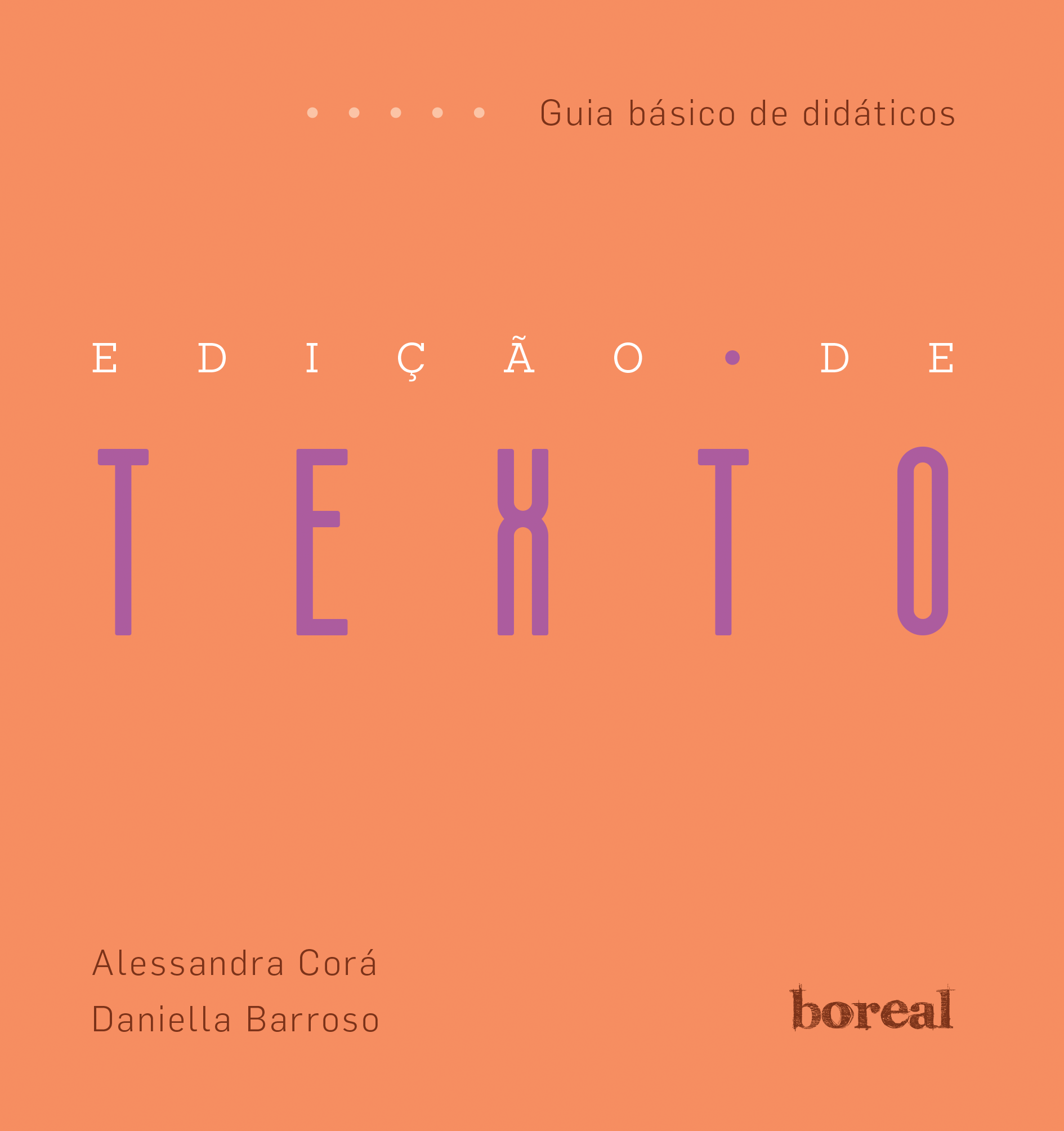 Capa do livro de edição de texto