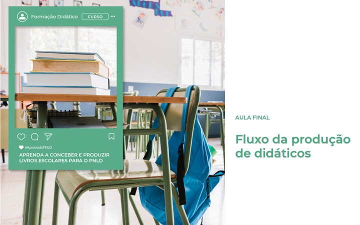 Capa de vídeo com fotografia de uma carteira de sala de aula